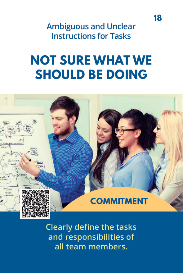 COMMITMENT 18 – Unclear About What to Do