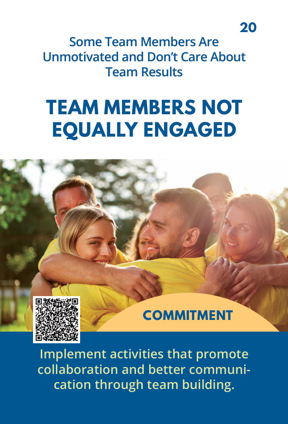 Card 20 – Unequal Team Engagement