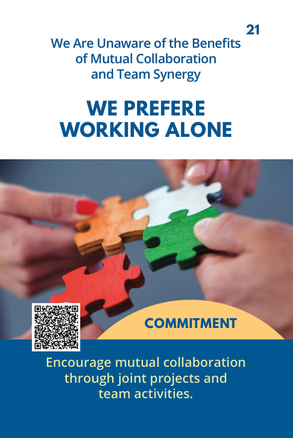 Card 21 – We Prefer Working Alone